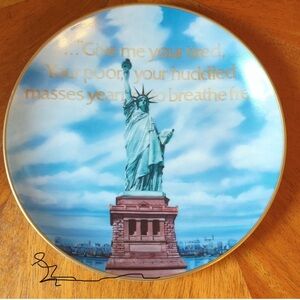 Statue of liberty Collector plate